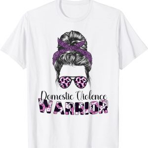 Domestic violence warrior purple Awareness Classic Shirt