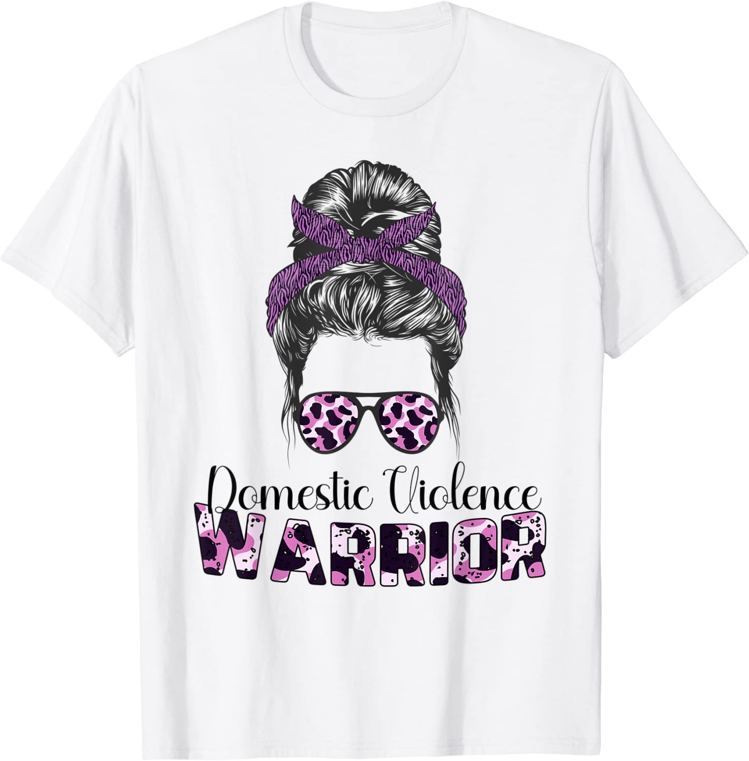 Domestic violence warrior purple Awareness Classic Shirt