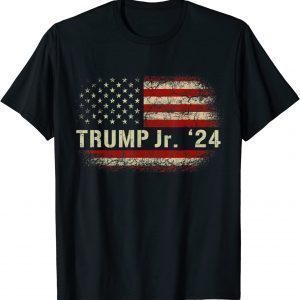 Donald Trump Jr. For President 2024 Trump Republican US Flag Classic Shirt