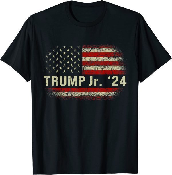 Donald Trump Jr. For President 2024 Trump Republican US Flag Classic Shirt