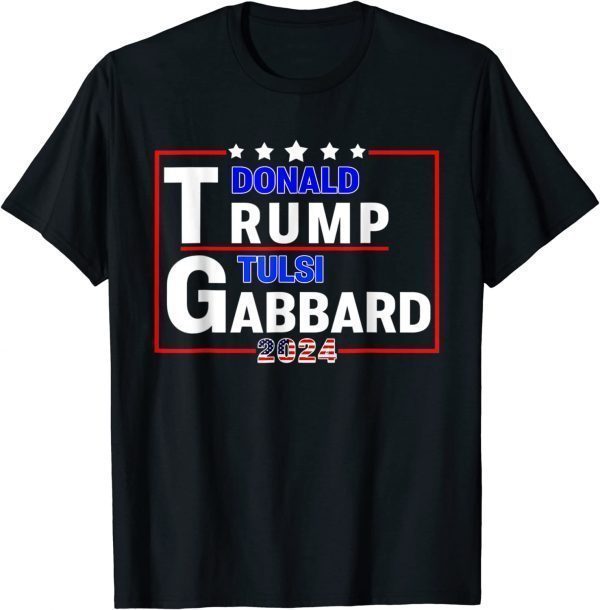 Donald Trump Tulsi Gabbard 2024 US Flag Classic Shirt