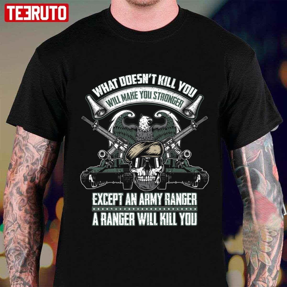 Don’t Mess With A Ranger Military Veteran 2022 shirt
