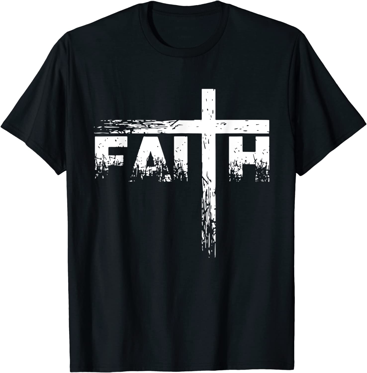 Faith Christian Cross Faith Distressed Religious 2022 Shirt - Teeducks