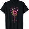 Faith Cross Breast Cancer Awareness Christian 2022 Shirt