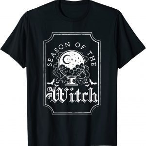 Fall Season of the Witch Edgy Halloween T-Shirt