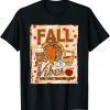 Fall Vibes And That Teacher Life Bleached Leopard Pumpkin 2022 Shirt