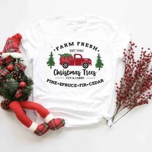 Farm Fresh Christmas Trees Truck 2022 shirt