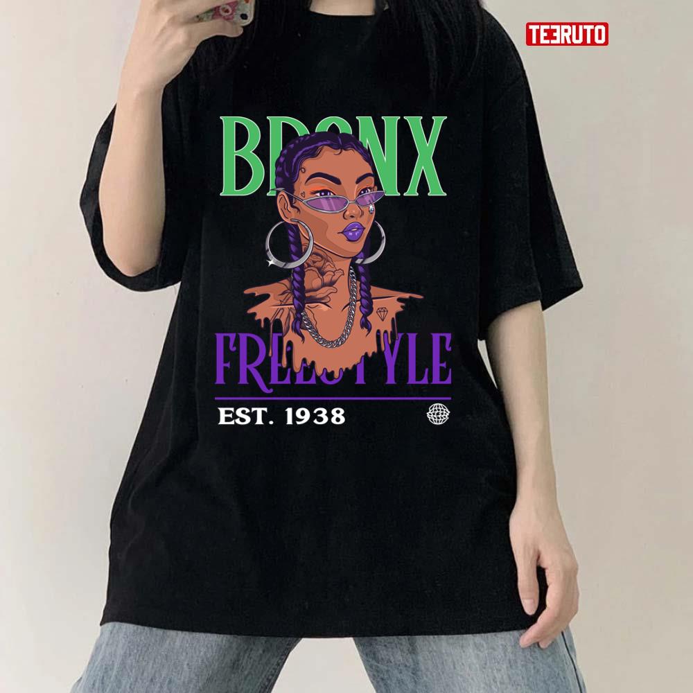 Female Rapper Bronx Freestyle EST 1938 Classic Shirt