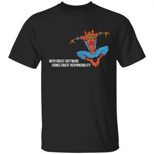 Frog with great software comes great responsibility 2022 shirt