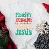 Frosty Rudolph Santa Jesus Christmas 2022 Shirt