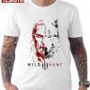 Geralt The Witcher Wild Hunt Henry Cavill Minimalist Tee shirt