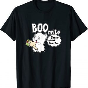 Ghost Burrito Mexican Food Cute Halloween Ghost Boorritto 2022 Shirt