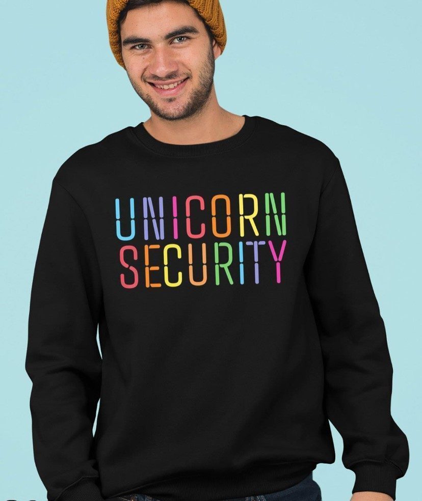 Halloween Mom Daughter Dad Adult Costume, Unicorn Security 2022 Shirt