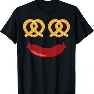Happy Pretzel And Sausage Face Oktoberfest Festival 2022 Shirt