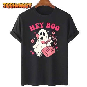 Hey Boo Halloween Costume Spooky Season Scary Ghost 2022 Shirt