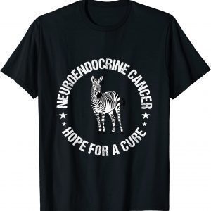 Hope for cure neuroendocrine Cancer Awareness Zebra ribbon 2022 Shirt