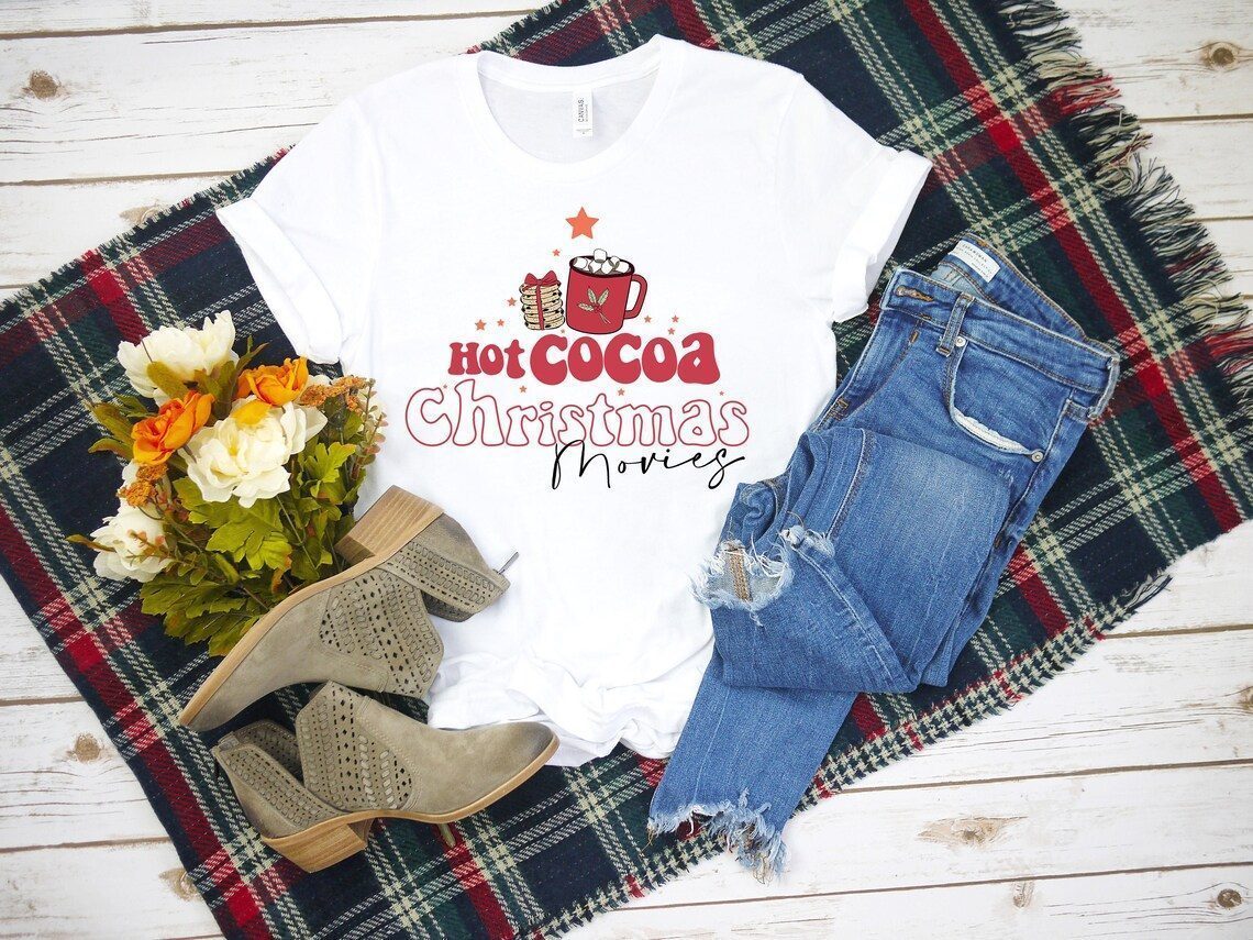 Hot Cocoa and Christmas Movies 2022 Shirt
