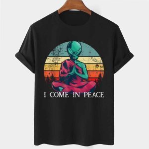 I Come In Peace Alien Rave Edm 2022 shirt