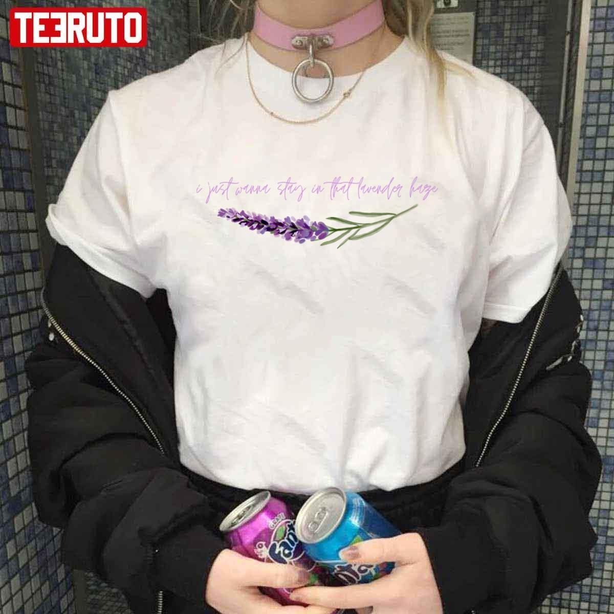 I Just Wanna Stay In That Lavender Haze Ts Taylor Swft Art Classic Shirt