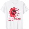 I Wear Pink Because I Care Sunflower Breast Cancer Awareness Classic Shirt