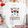 I'm Full of Christmas Spirit Wine Party Christmas Lights 2022 Shirt