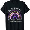 In October We Wear Purple For Domestic Violence Awareness 2022 Shirt