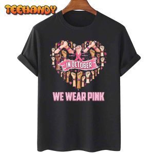 In october we wear pink ribbon breast cancer awareness month 2022 Shirt