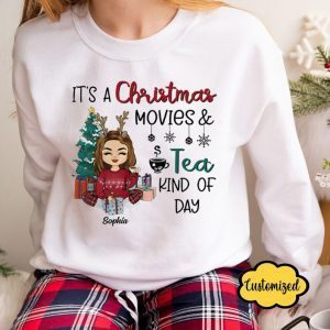 It's A Christmas Movie Kind Of Day Personalized Custom Classic Shirt