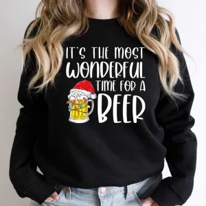 It's The Most Wonderful Time For A Beer Christmas 2022 Shirt