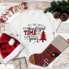 It's The Most Wonderful Time of the Year Plaid Tree Christmas Classic Shirt