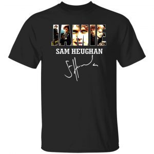 Jamie Sam Heughan signature Tee shirt