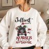 Jolliest Bunch Of Nurse This Side Of The Nuthouse Christmas 2022 Shirt