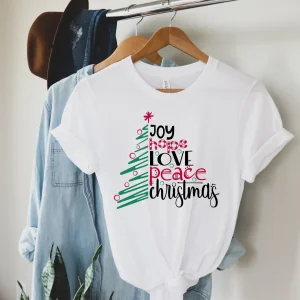Joy Hope Love Peace Christmas 2022 Shirt