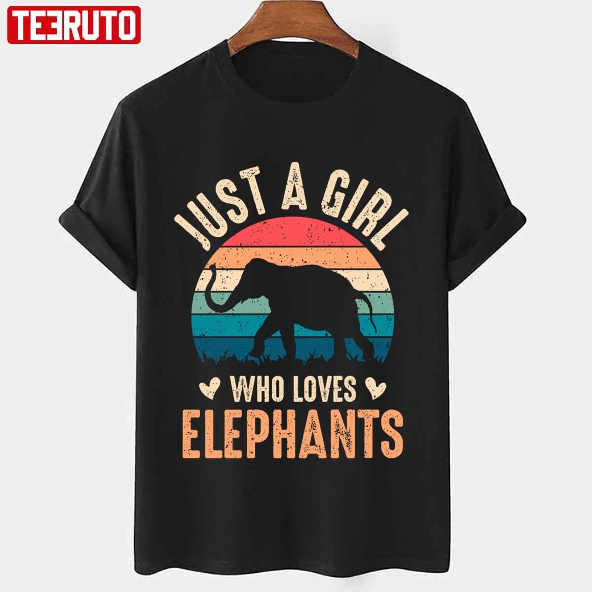 Just A Girl Who Loves Elephants Vintage 2022 shirt