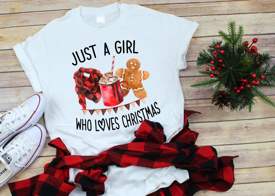 Just A Girl who Likes Christmas 2022 Shirt