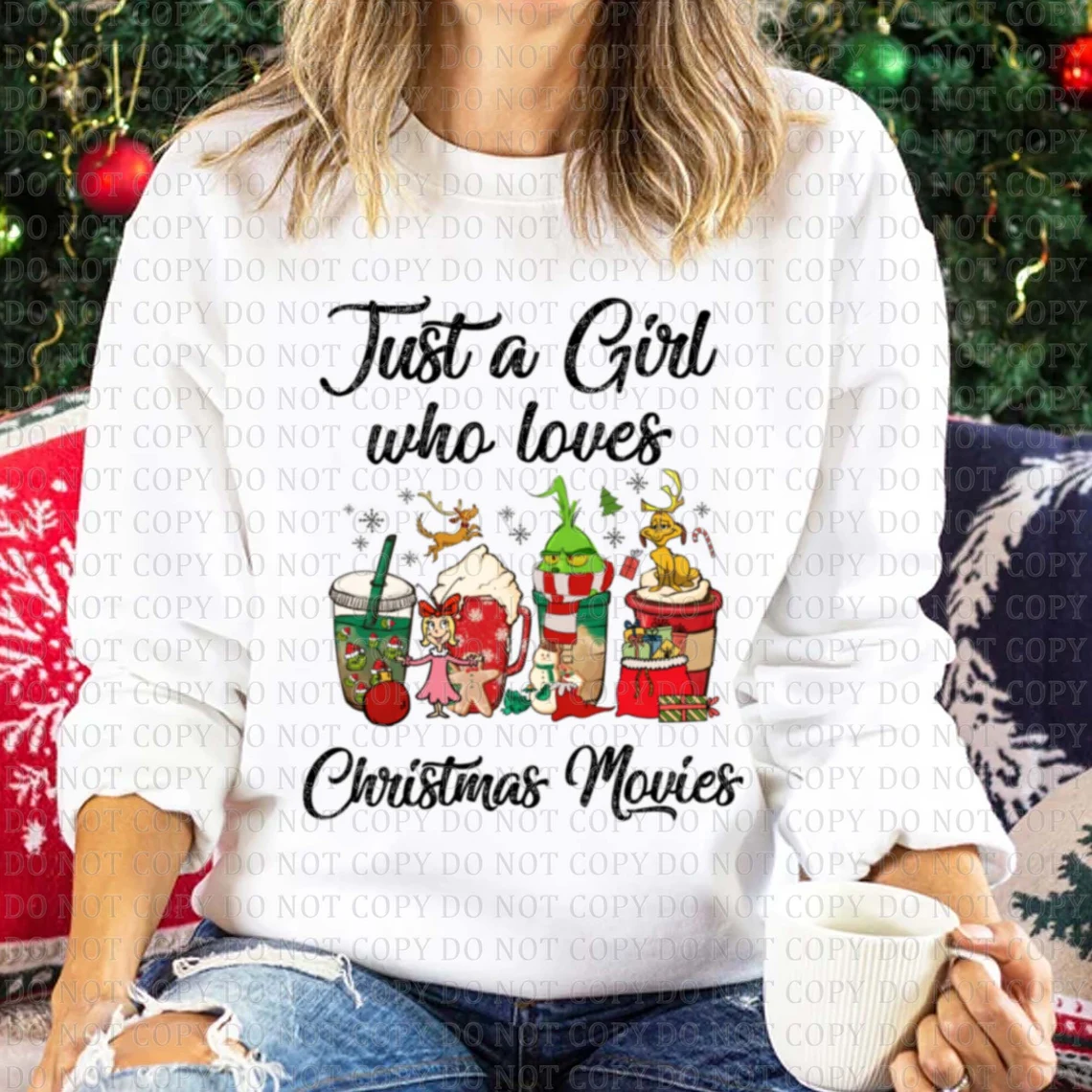 Just a girl who loves Christmas movies 2022 Shirt
