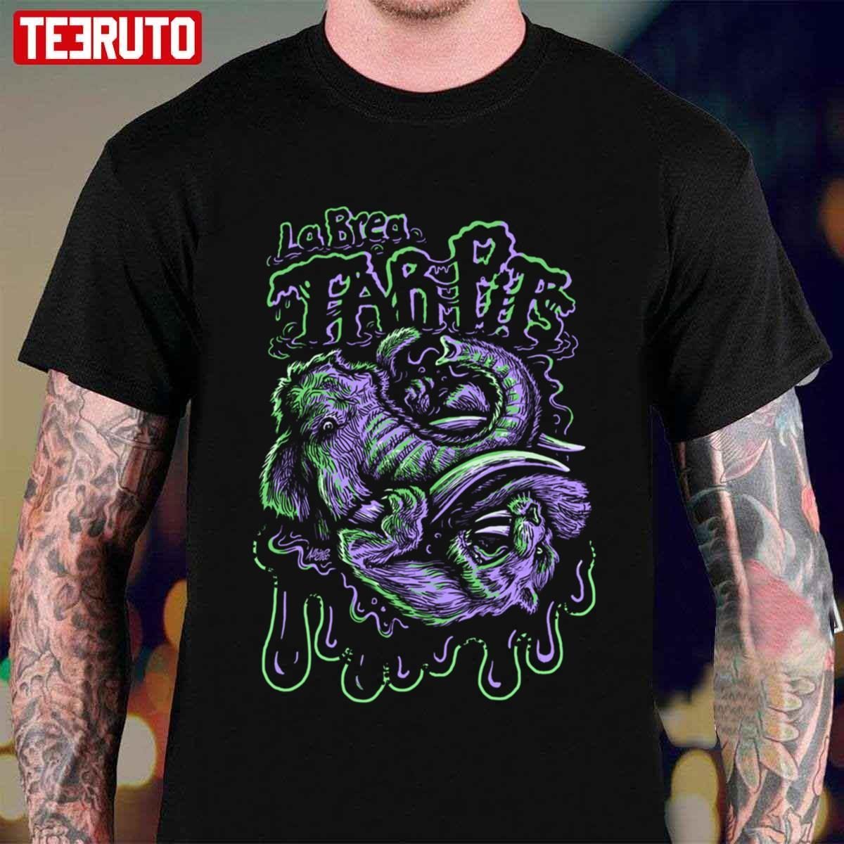 La Brea Tar Pits Mammoth Vs Sabre Tooth Classic shirt