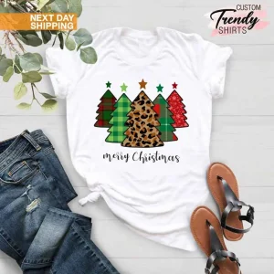 Leopard Christmas Tree 2022 Shirt