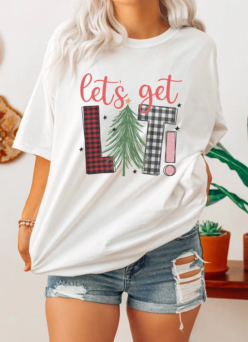 Let Get Lit Christmas Classic Shirt