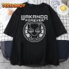Marvel Black Panther Wakanda Forever White On White Logo Classic Shirt