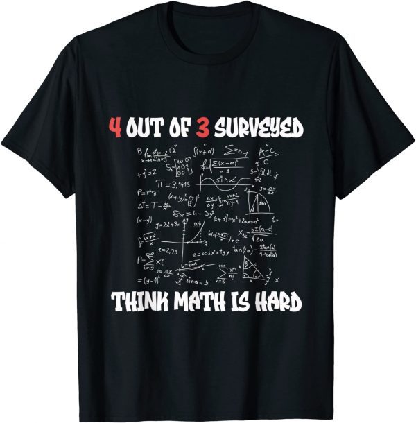 Math Is Hard Math Meme Math Teacher 2022 Shirt
