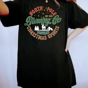 North Pole Brewing Co Santa Christmas 2022 Shirt