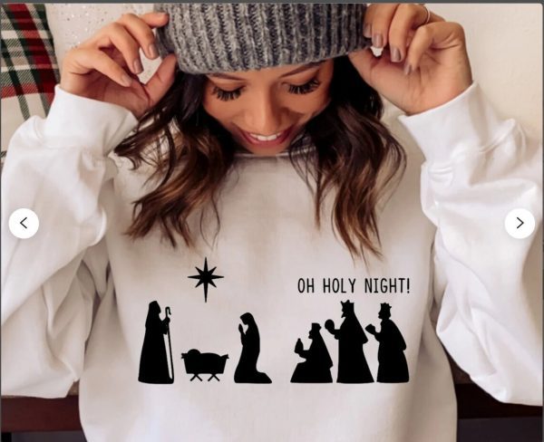 Oh, Holy Night Merry Christmas 2022 Shirt