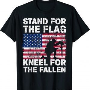 Patriotic Military Veteran American Flag Stand 2022 Shirt