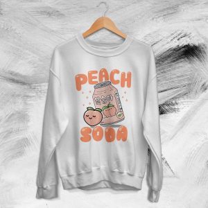 Peach Soda Graphic Kawaii Harajuku Streetwear Japanese 2022 Shirt