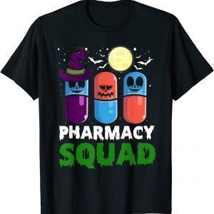 Pills Pharmacist Costume Halloween Pharmacy Squad Classic Shirt