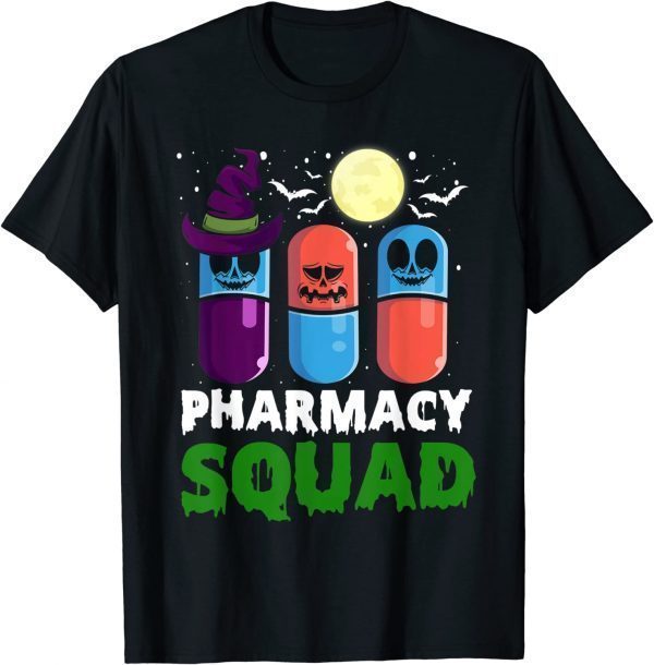 Pills Pharmacist Costume Halloween Pharmacy Squad Classic Shirt