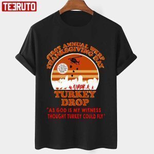 Sitcom WKRP in Cincinnati Thanksgiving Day Turkey Drop Classic Shirt