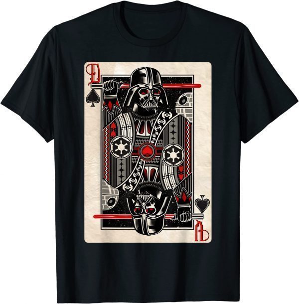 Star Wars Darth Vader King of Spades Playing Card 2022 Shirt