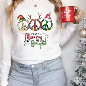 Stay Merry And Bright Merry Christmas 2022 Shirt